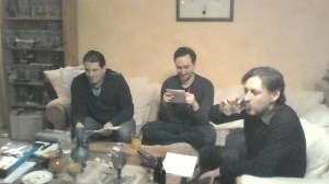 Neu hinzugekommen: v.l.n.r. Norbert, Johannes und Yorgos